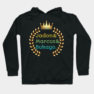 Jadon & Marcus & Bukayo Essential, football, soccer, Team supporter Hoodie